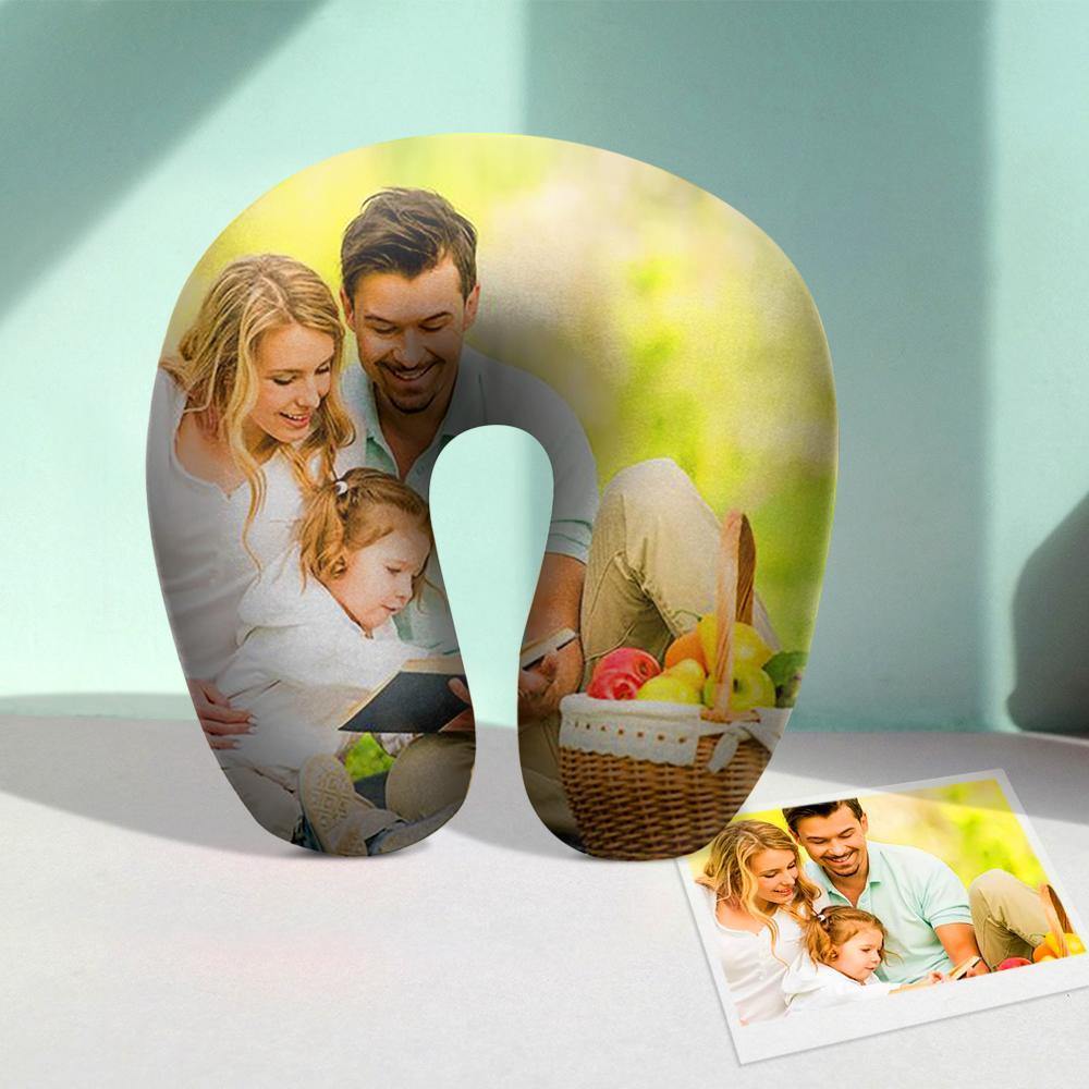 Customised Photo U-Shaped Travel Neck Pillow Comfortable Nursing Pillow