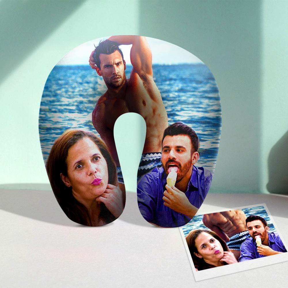 Customised Photo U-Shaped Travel Neck Pillow Comfortable Nursing Pillow