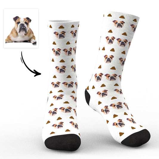 Custom Face Socks Personalised Dog Photo Socks