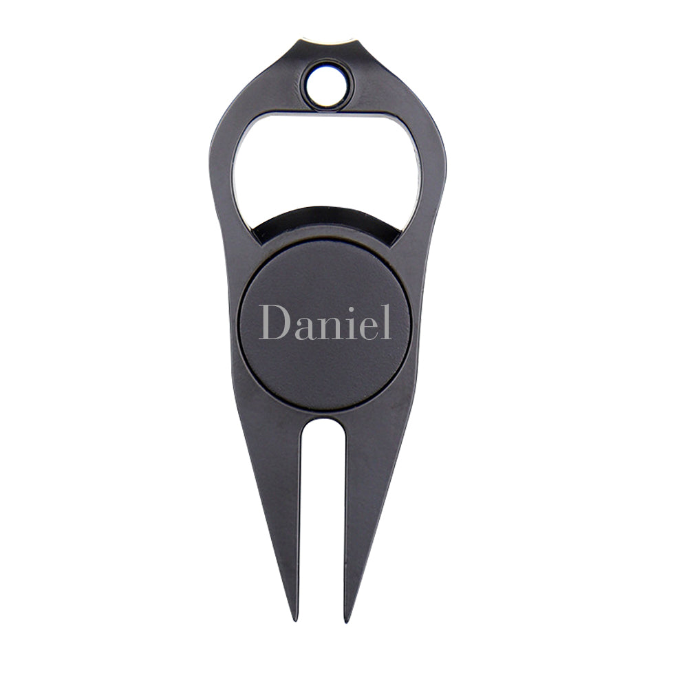 Custom Name Golf Ball Marker Personalised Bottle Opener Multipurpose Golf Fork Ball Marker