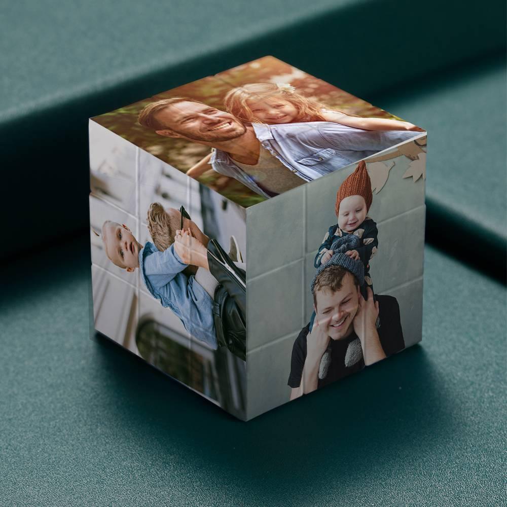 Personalised Picture Rubik's Cube Gift For Dad