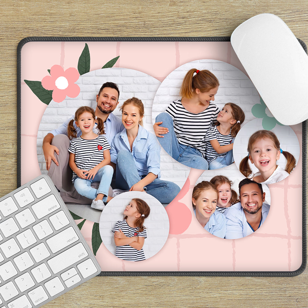 Custom Photo Mouse Pads Personalised Gaming Mat for Family