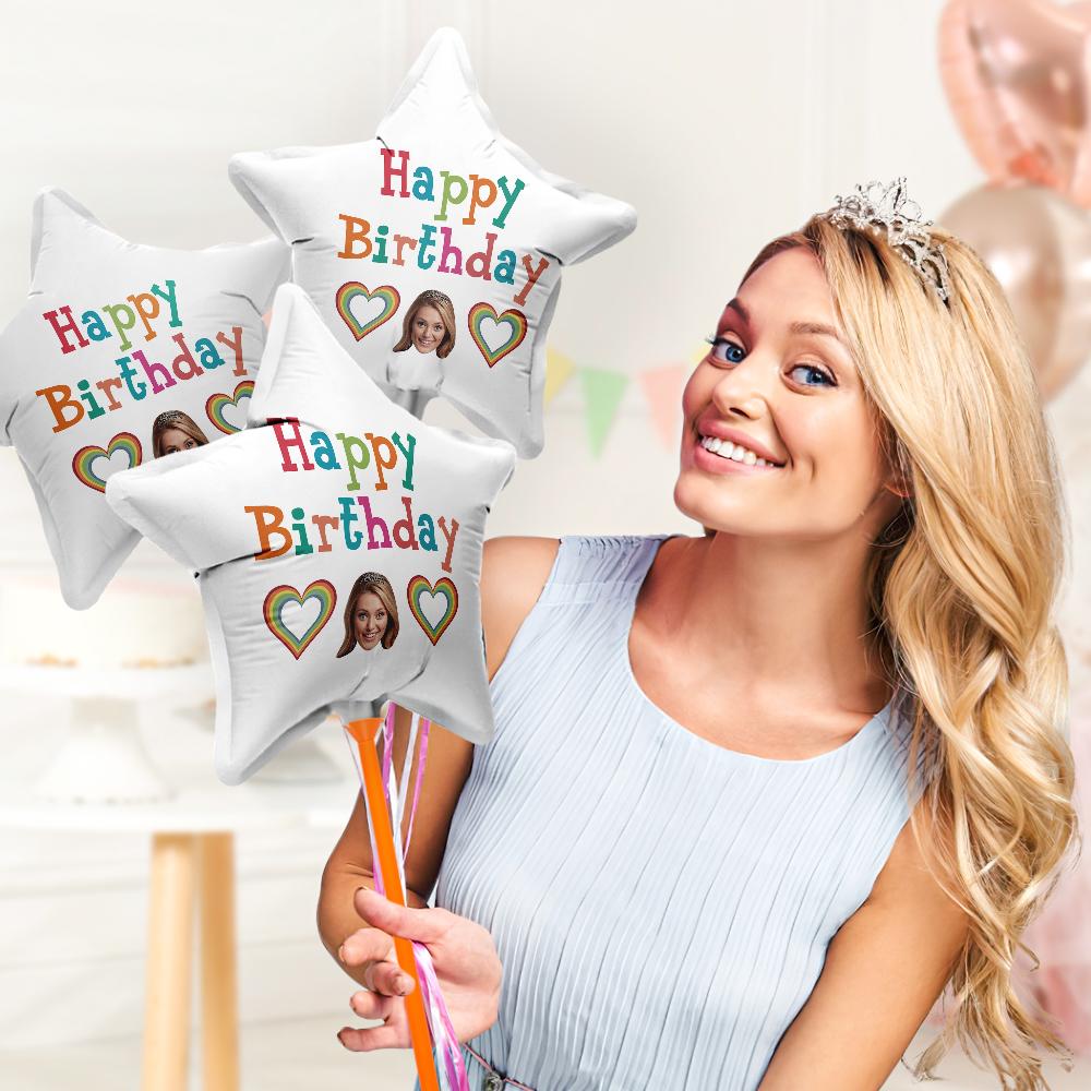 Personalised Balloons Happy Birthday Party Decoration