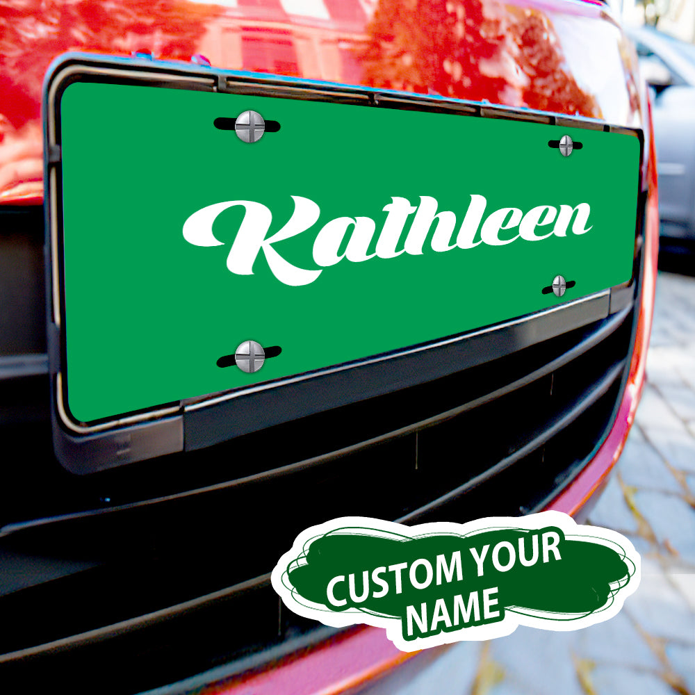Custom License Plate Personalised Name Funny License Plate for Car