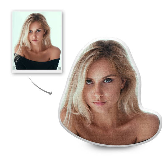 Custom Shaped Funny Face Pillow Personalised 3D Portrait Pillow