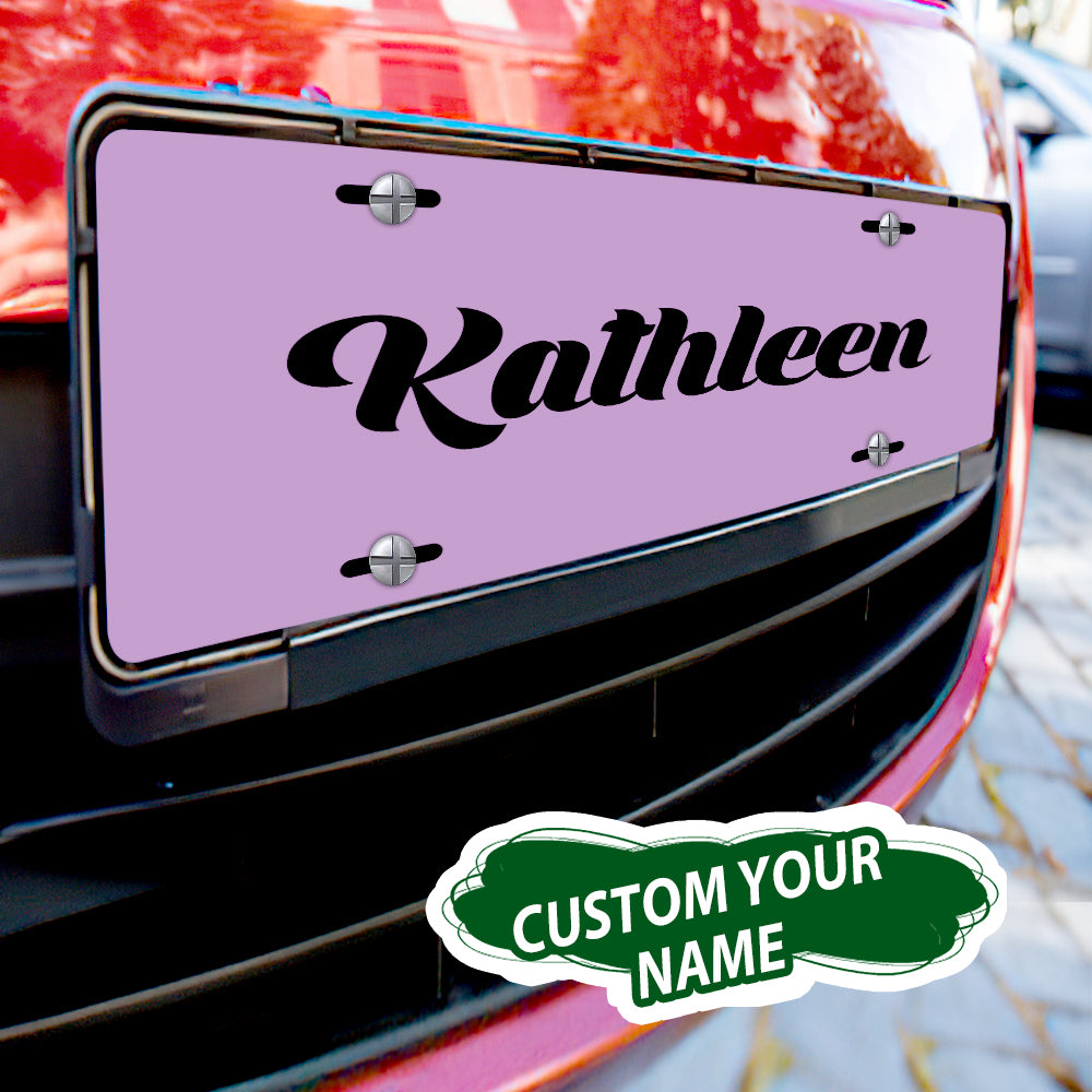 Custom License Plate Personalised Name Funny License Plate for Car