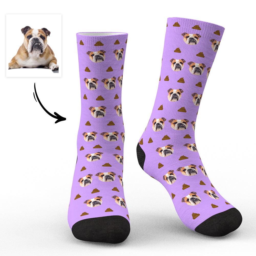 Custom Face Socks Personalised Dog Photo Socks