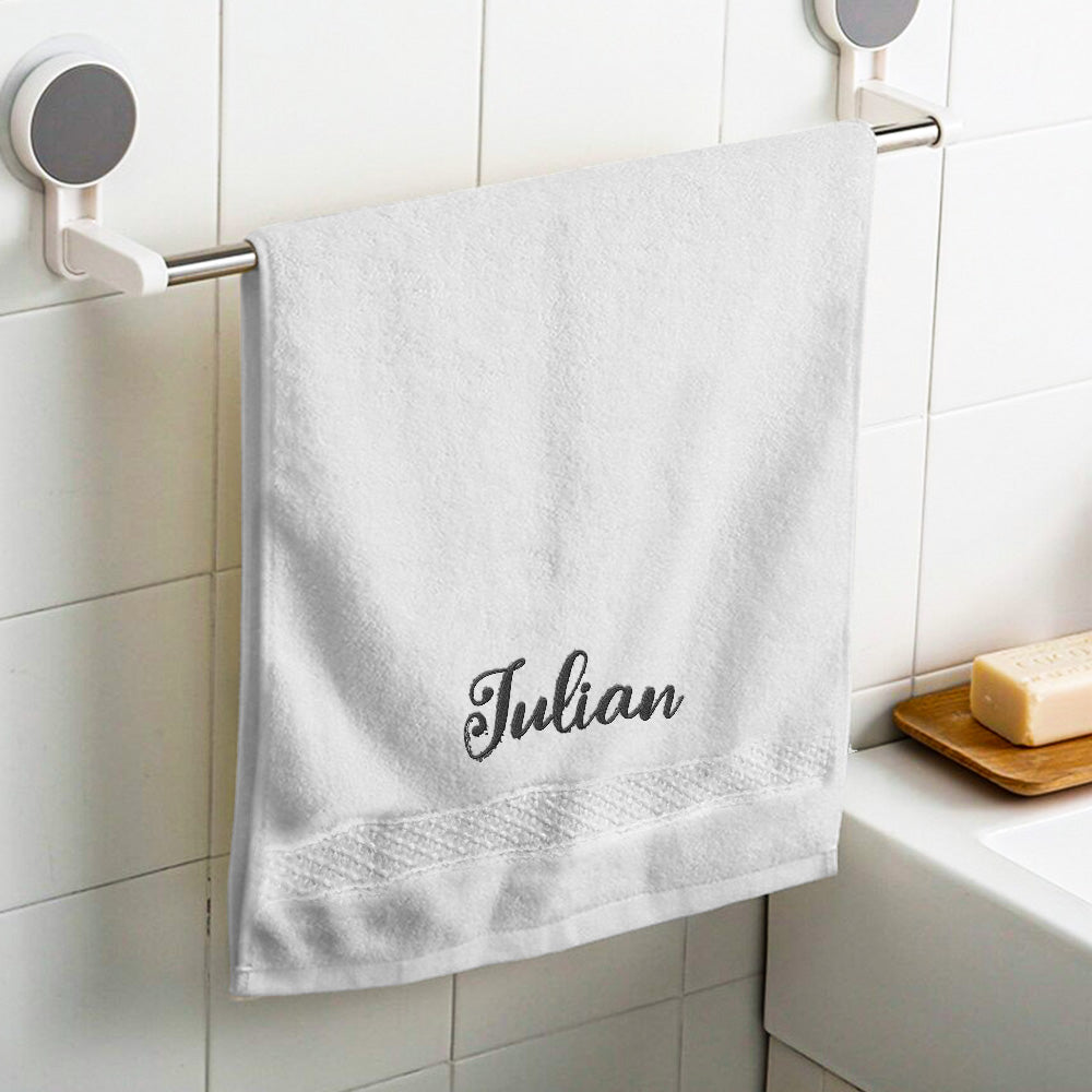 Custom Embroidered Towels Personalised Name Towel