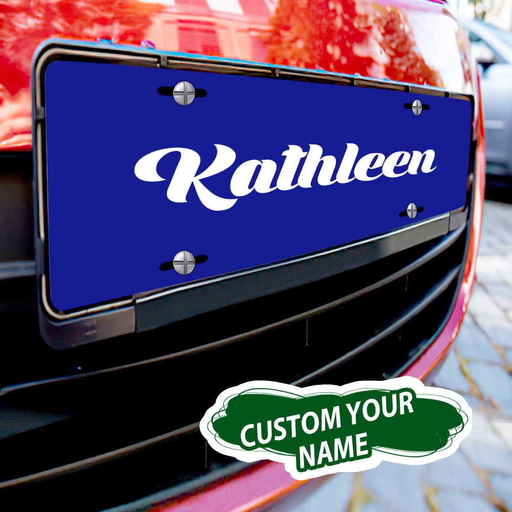 Custom License Plate Personalised Name Funny License Plate for Car