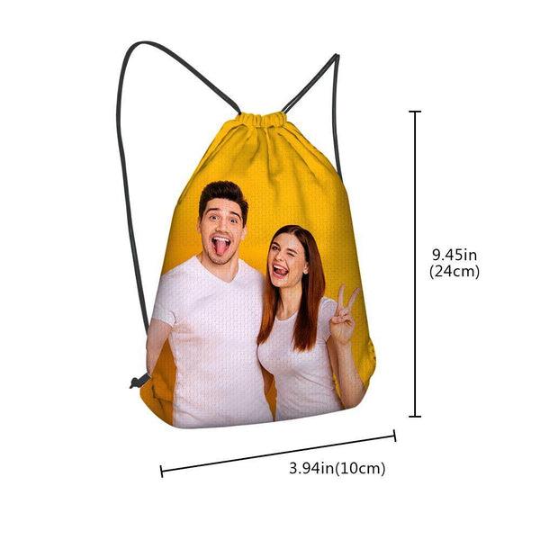 Personalised Drawstring Bags Photo Drawstring Sportpack