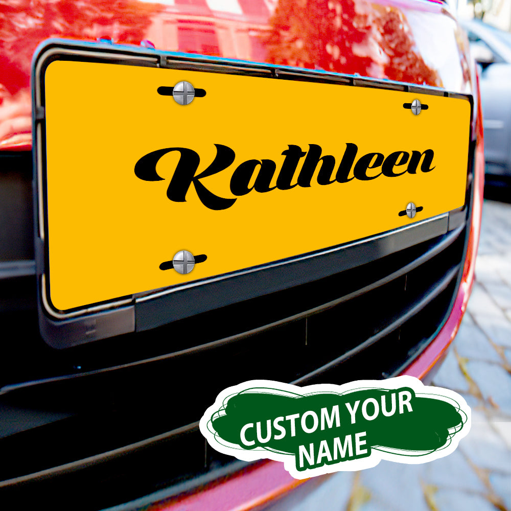 Custom License Plate Personalised Name Funny License Plate for Car