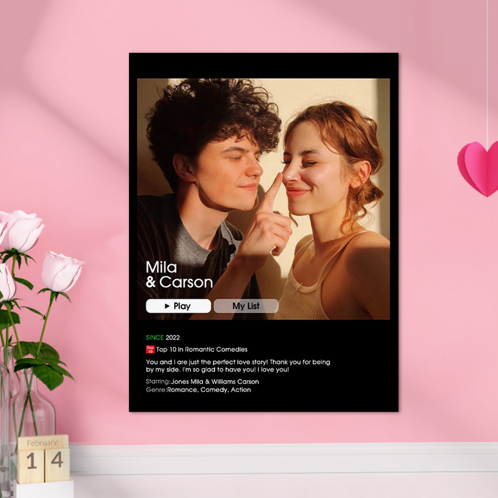 Custom Movie Poster Personalised Wall Art Print Poster